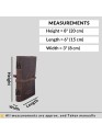  Leather Bound Journal Brown Writing Diary Plain Notebook Embossed Sketch Notepad